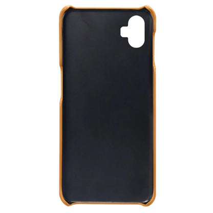 For Samsung Galaxy A05 4G Calf Texture PU Leather + PC Phone Case Anti-Scratch Phone Cover