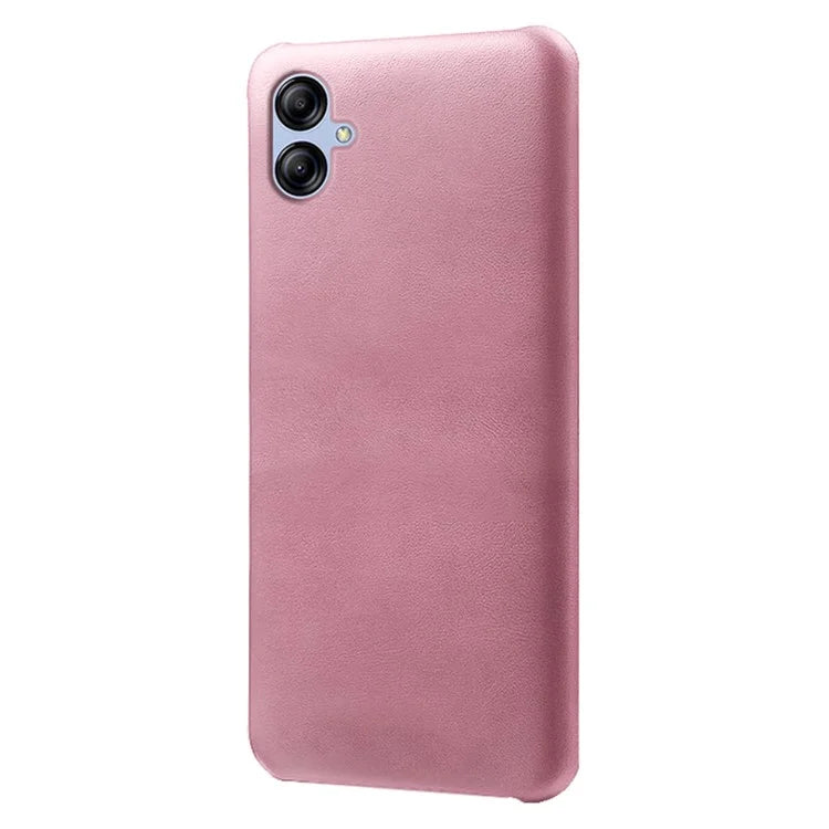 For Samsung Galaxy A05 4G Calf Texture PU Leather + PC Phone Case Anti-Scratch Phone Cover