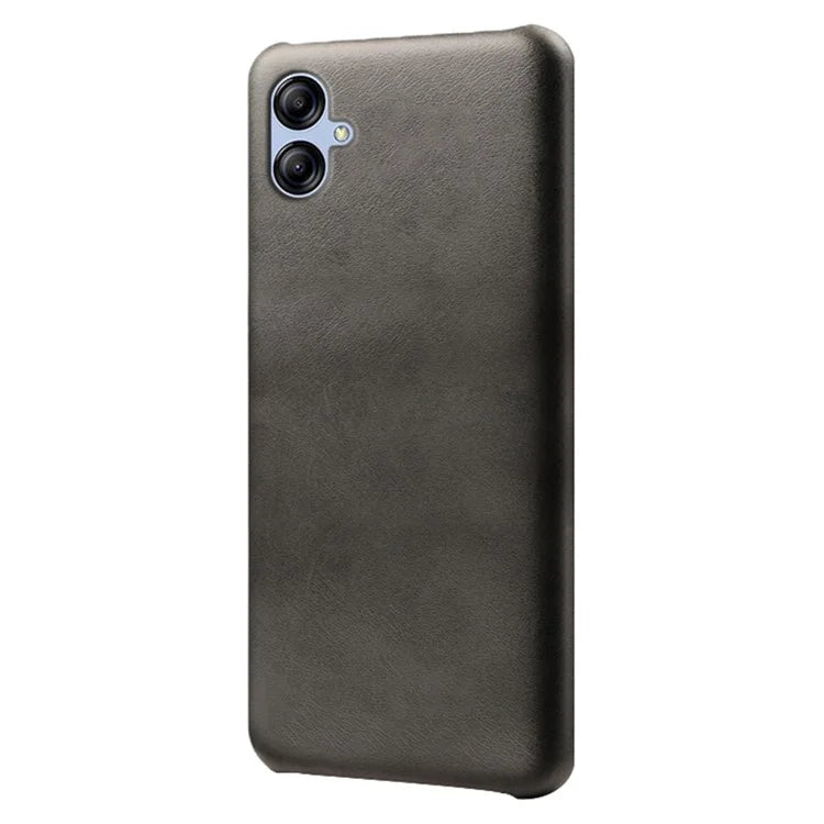 For Samsung Galaxy A05 4G Calf Texture PU Leather + PC Phone Case Anti-Scratch Phone Cover