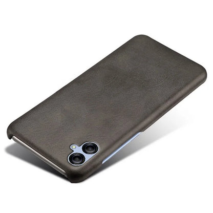 For Samsung Galaxy A05 4G Calf Texture PU Leather + PC Phone Case Anti-Scratch Phone Cover