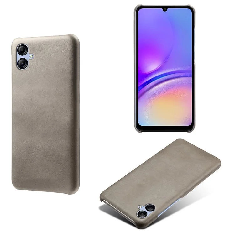 For Samsung Galaxy A05 4G Calf Texture PU Leather + PC Phone Case Anti-Scratch Phone Cover
