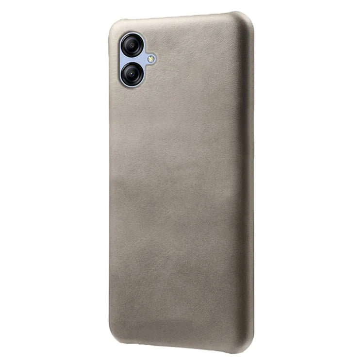 For Samsung Galaxy A05 4G Calf Texture PU Leather + PC Phone Case Anti-Scratch Phone Cover