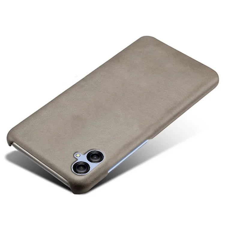 For Samsung Galaxy A05 4G Calf Texture PU Leather + PC Phone Case Anti-Scratch Phone Cover