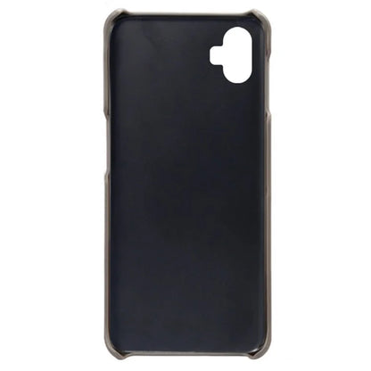 For Samsung Galaxy A05 4G Calf Texture PU Leather + PC Phone Case Anti-Scratch Phone Cover