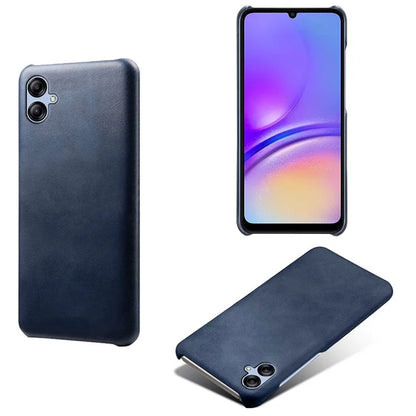 For Samsung Galaxy A05 4G Calf Texture PU Leather + PC Phone Case Anti-Scratch Phone Cover
