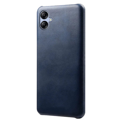 For Samsung Galaxy A05 4G Calf Texture PU Leather + PC Phone Case Anti-Scratch Phone Cover