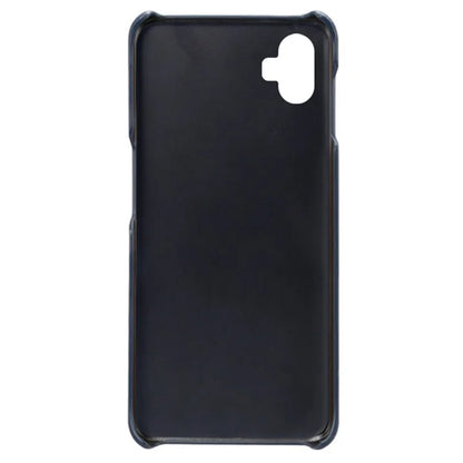 For Samsung Galaxy A05 4G Calf Texture PU Leather + PC Phone Case Anti-Scratch Phone Cover