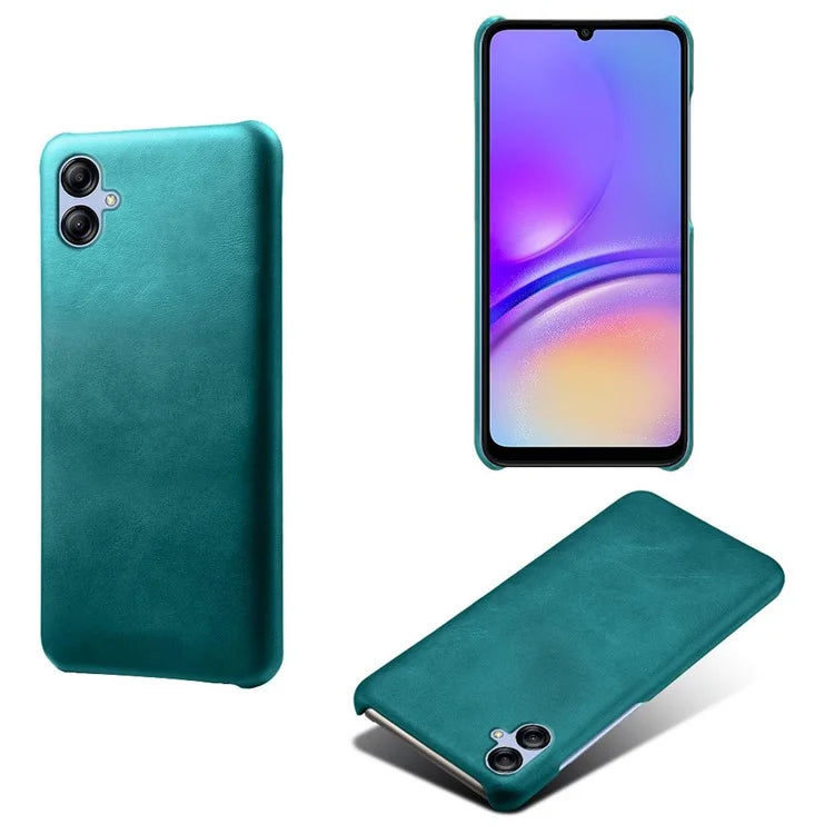 For Samsung Galaxy A05 4G Calf Texture PU Leather + PC Phone Case Anti-Scratch Phone Cover