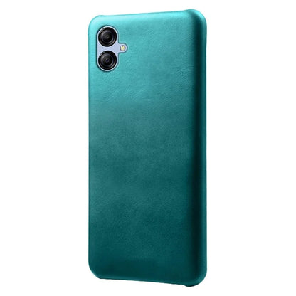 For Samsung Galaxy A05 4G Calf Texture PU Leather + PC Phone Case Anti-Scratch Phone Cover