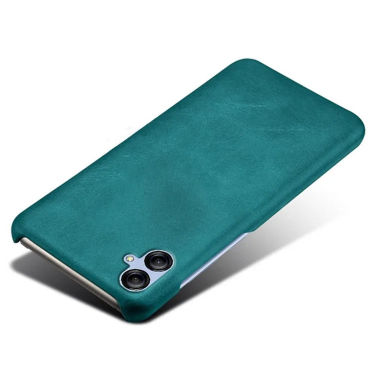 For Samsung Galaxy A05 4G Calf Texture PU Leather + PC Phone Case Anti-Scratch Phone Cover