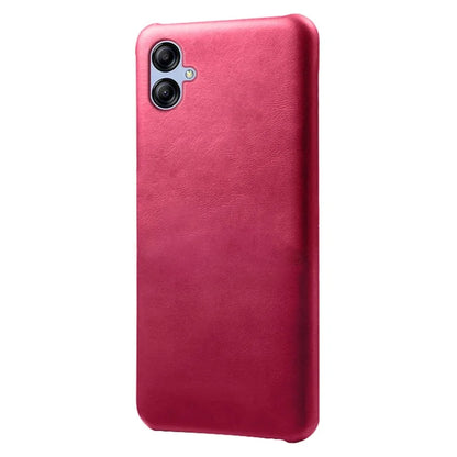 For Samsung Galaxy A05 4G Calf Texture PU Leather + PC Phone Case Anti-Scratch Phone Cover