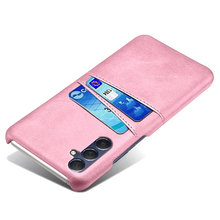 For Samsung Galaxy A05s 4G Case PU+Hard PC Dual Card Slots Phone Back Protector