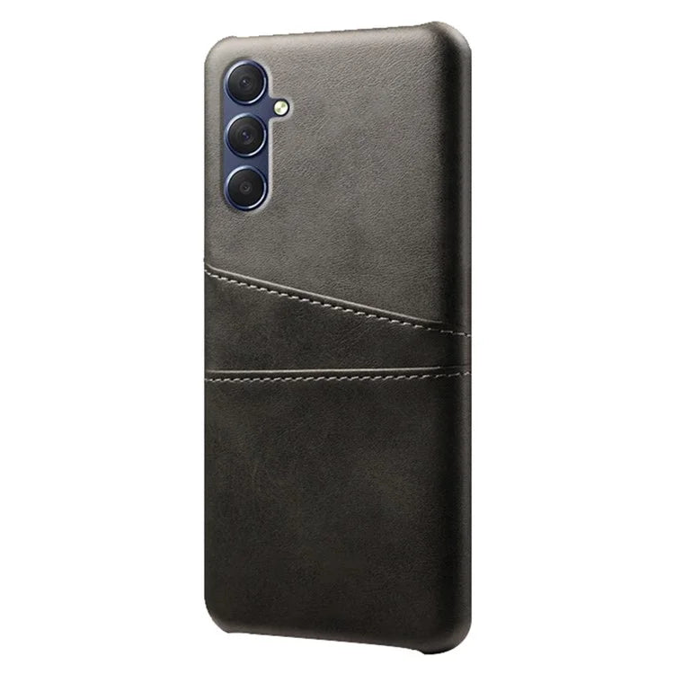 For Samsung Galaxy A05s 4G Case PU+Hard PC Dual Card Slots Phone Back Protector