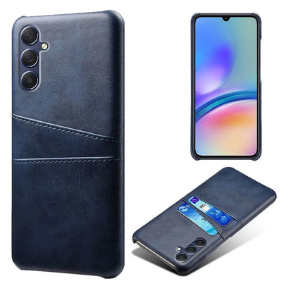 For Samsung Galaxy A05s 4G Case PU+Hard PC Dual Card Slots Phone Back Protector