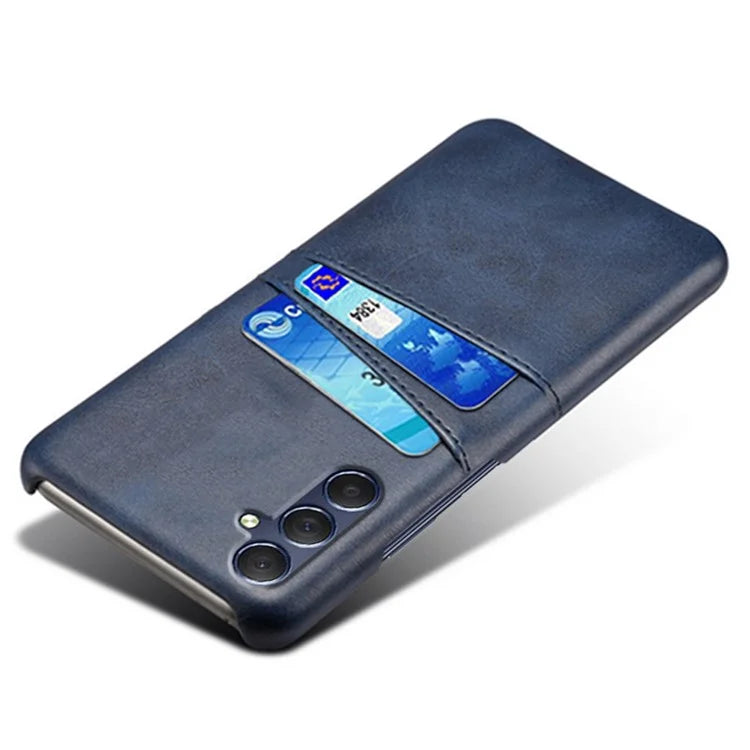 For Samsung Galaxy A05s 4G Case PU+Hard PC Dual Card Slots Phone Back Protector