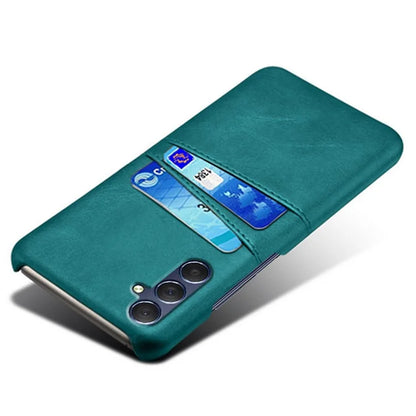 For Samsung Galaxy A05s 4G Case PU+Hard PC Dual Card Slots Phone Back Protector