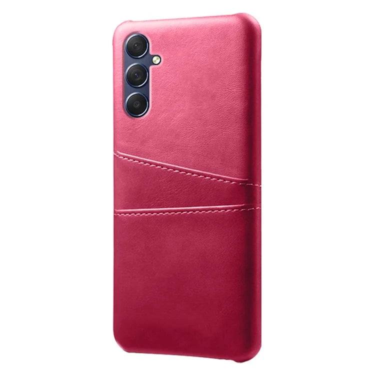 For Samsung Galaxy A05s 4G Case PU+Hard PC Dual Card Slots Phone Back Protector