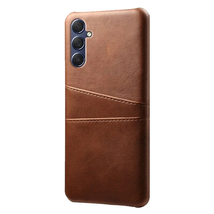 For Samsung Galaxy A05s 4G Case PU+Hard PC Dual Card Slots Phone Back Protector