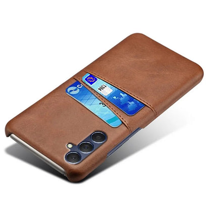 For Samsung Galaxy A05s 4G Case PU+Hard PC Dual Card Slots Phone Back Protector