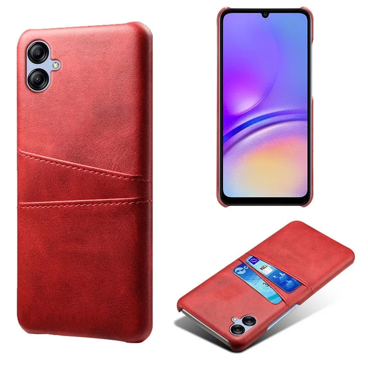 For Samsung Galaxy A05 4G Case Shockproof PU Leather+PC Card Holder Phone Back Shell