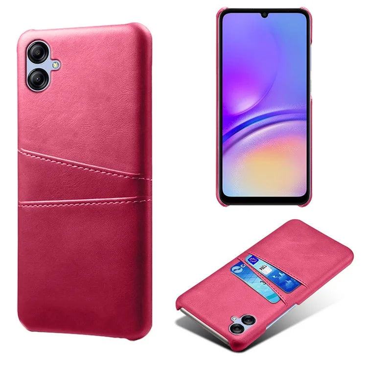 For Samsung Galaxy A05 4G Case Shockproof PU Leather+PC Card Holder Phone Back Shell