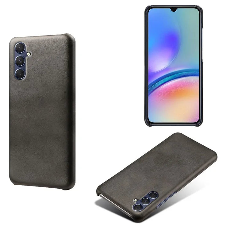 For Samsung Galaxy A05s 4G Case PU Leather + PC Cover Case Ultra-Thin Calf Texture Phone Shell