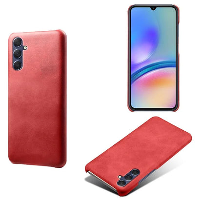 For Samsung Galaxy A05s 4G Case PU Leather + PC Cover Case Ultra-Thin Calf Texture Phone Shell