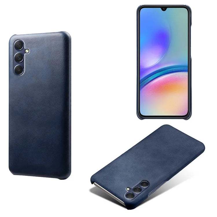 For Samsung Galaxy A05s 4G Case PU Leather + PC Cover Case Ultra-Thin Calf Texture Phone Shell