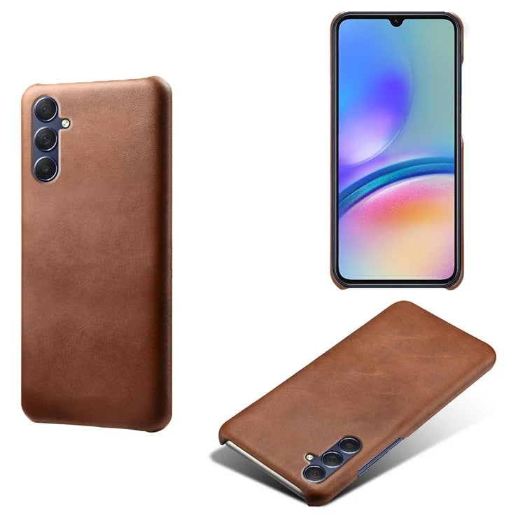 For Samsung Galaxy A05s 4G Case PU Leather + PC Cover Case Ultra-Thin Calf Texture Phone Shell