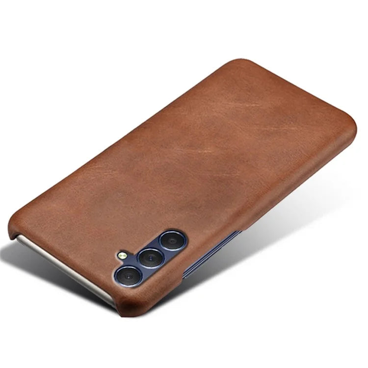For Samsung Galaxy A05s 4G Case PU Leather + PC Cover Case Ultra-Thin Calf Texture Phone Shell