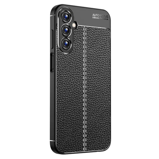 For Samsung Galaxy A25 5G (Global) (161.0 x 76.5 x 8.3mm) Case Litchi Texture TPU Shockproof Shell Phone Cover