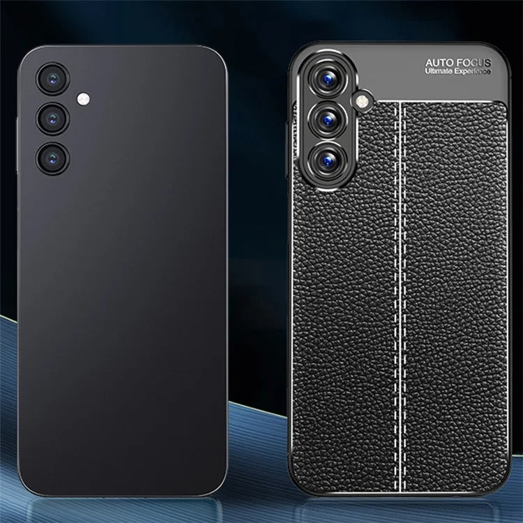 For Samsung Galaxy A25 5G (Global) (161.0 x 76.5 x 8.3mm) Case Litchi Texture TPU Shockproof Shell Phone Cover