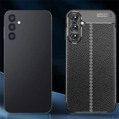 For Samsung Galaxy A25 5G (Global) (161.0 x 76.5 x 8.3mm) Case Litchi Texture TPU Shockproof Shell Phone Cover