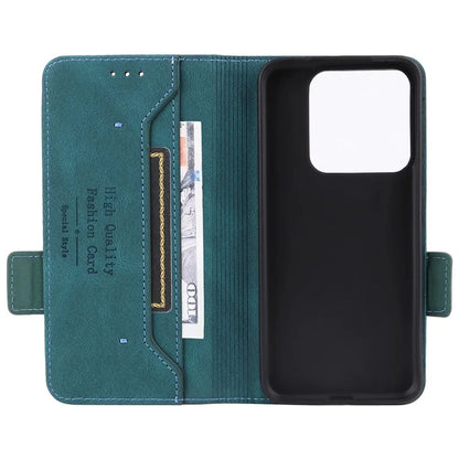For Xiaomi 14 Case Wallet Hardware Decor PU Leather Scratch-resistant Phone Shell