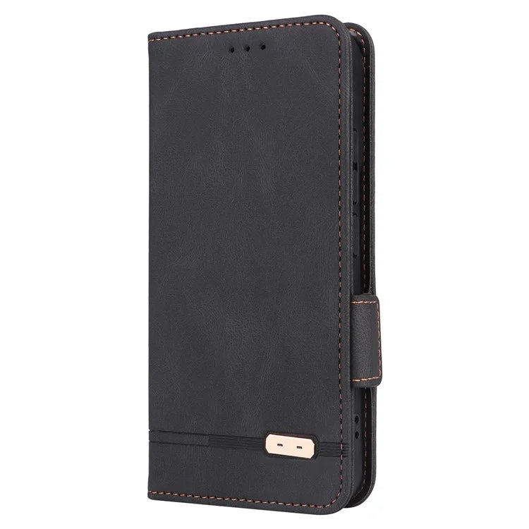 For Xiaomi 14 Case Wallet Hardware Decor PU Leather Scratch-resistant Phone Shell