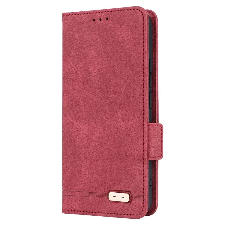 For Xiaomi 14 Pro Dustproof Cell Phone Shell Case PU Leather Wallet Hardware Decor Phone Cover