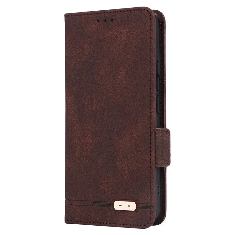 For Xiaomi 14 Pro Dustproof Cell Phone Shell Case PU Leather Wallet Hardware Decor Phone Cover