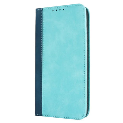For Samsung Galaxy S23 FE Case PU Leather Bi-color Splicing Phone Cover