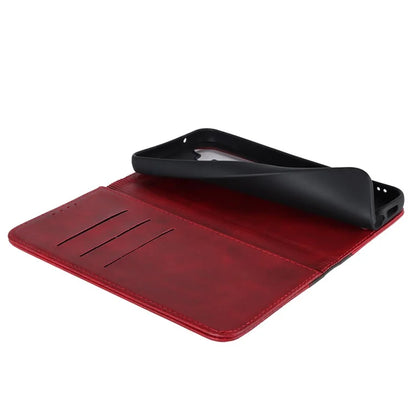 For Samsung Galaxy S23 FE Case PU Leather Bi-color Splicing Phone Cover