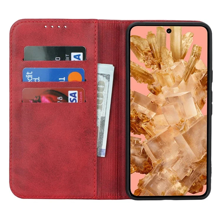 For Google Pixel 8 Cover Wallet Leather Folio Phone Case