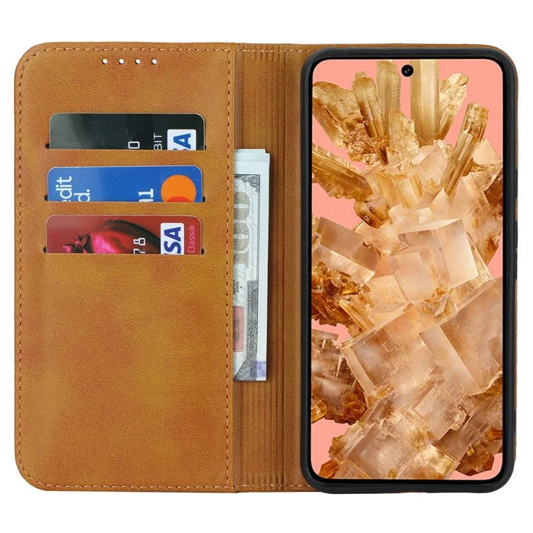For Google Pixel 8 Cover Wallet Leather Folio Phone Case