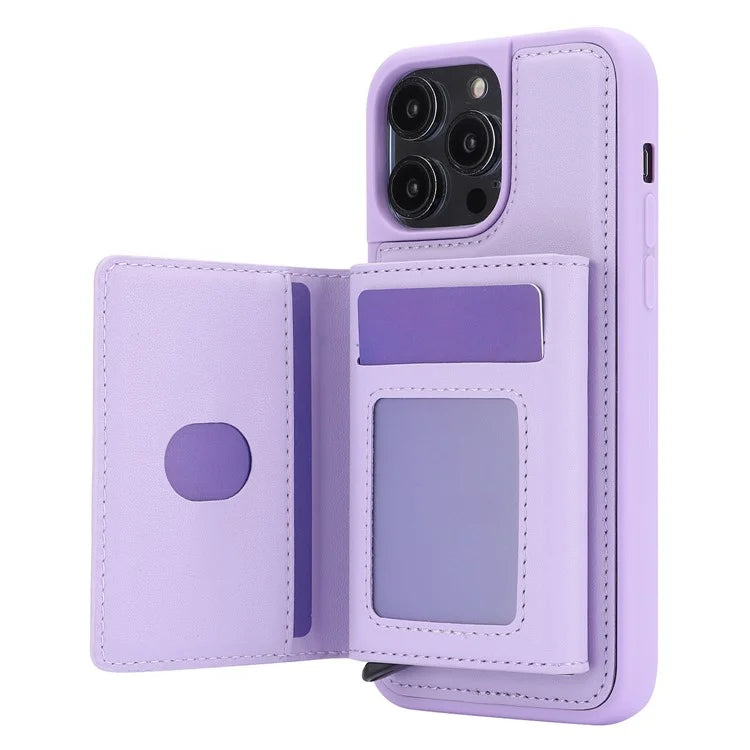 For iPhone 14 Pro Max Case RFID Blocking Detachable Back Cover with Card Holder