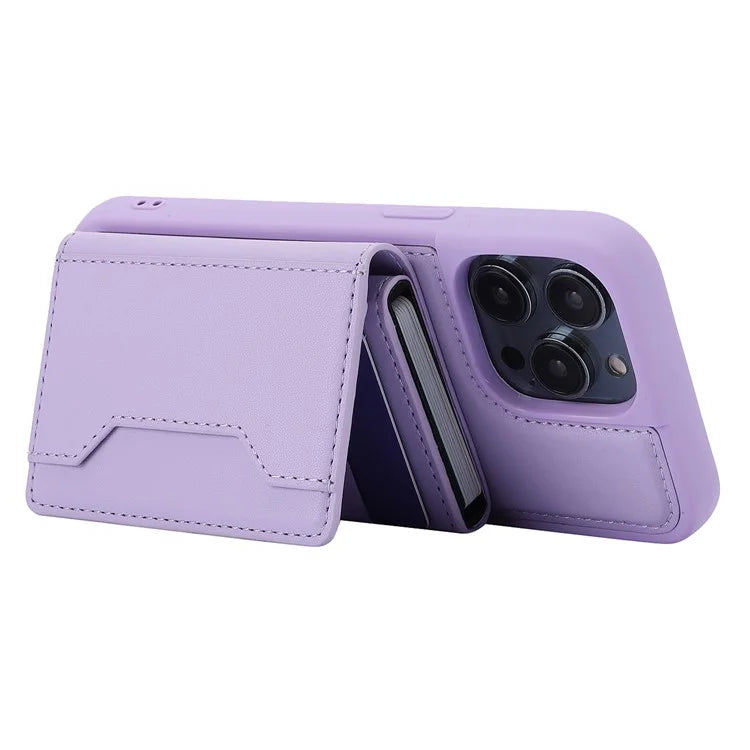 For iPhone 14 Pro Max Case RFID Blocking Detachable Back Cover with Card Holder
