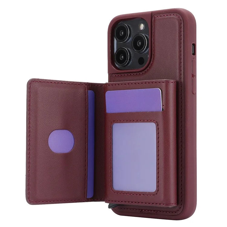 For iPhone 14 Pro Max Case RFID Blocking Detachable Back Cover with Card Holder