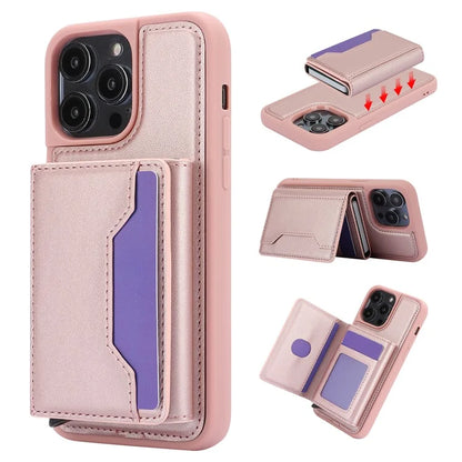 For iPhone 14 Pro Max Case RFID Blocking Detachable Back Cover with Card Holder
