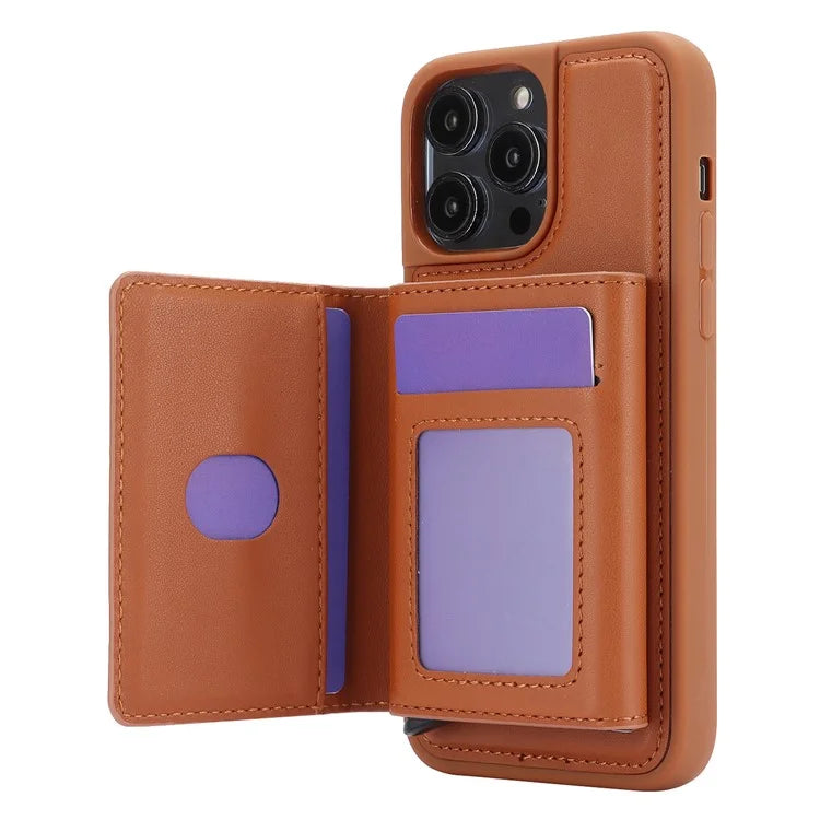 For iPhone 14 Pro Max Case RFID Blocking Detachable Back Cover with Card Holder