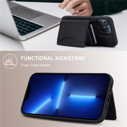 For iPhone 13 Pro Max Phone Cases Bulk Card Holder Slots RFID Blocking Cover