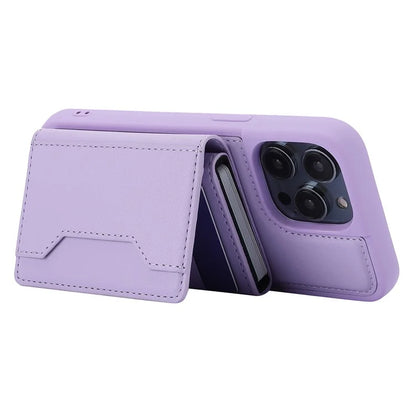 For iPhone 13 Pro Max Phone Cases Bulk Card Holder Slots RFID Blocking Cover