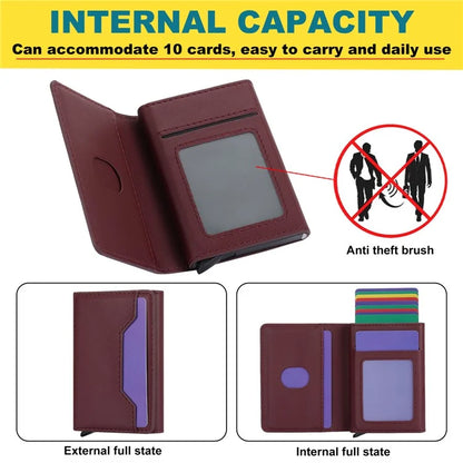 For iPhone 13 Pro Max Phone Cases Bulk Card Holder Slots RFID Blocking Cover