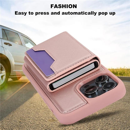 For iPhone 13 Pro Max Phone Cases Bulk Card Holder Slots RFID Blocking Cover